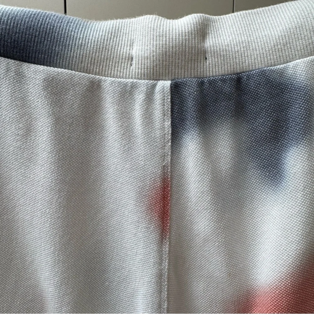 Zanerobe Gray and White Tie-Dye Shorts